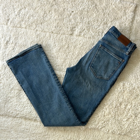 Madewell Skinny Flare Jeans High Rise Women Size 27 Medium Blue Stretch - Picture 9 of 9